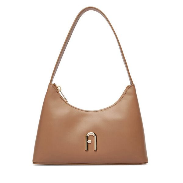 Torebka Furla. Brązowe torebki klasyczne damskie Furla, bez dodatków. Za 824.99 zł.