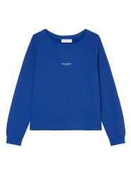 Marc O´Polo Bluza w kolorze niebieskim rozmiar: XXL. Niebieskie bluzy damskie xxl, bez wzorów, z bawełny, bez kaptura. Za 180.06 zł.