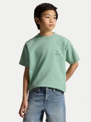 Polo Ralph Lauren T-Shirt 323A12286002 Zielony Oversize. Zielone t-shirty i koszulki chłopięce Polo Ralph Lauren, bez wzorów, z bawełny, bez kołnierzyka, bez ramiączek. Za 289.99 zł.