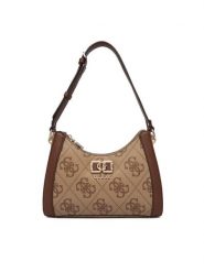 Guess Torebka Karnilla HWOS99 01180 Brązowy. Brązowe torebki klasyczne damskie Guess, ze skóry, bez dodatków. Za 589.99 zł.