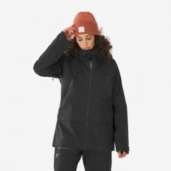 Kurtka narciarska damska Simond FR900 freeride. Czarne kurtki damskie SIMOND, na zimę, l, bez wzorów, bez kaptura. Za 879.99 zł.