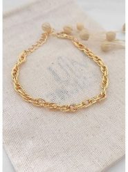 Atelier MIU Pozłacana bransoletka - dł. 16 cm rozmiar: onesize. Żółte bransoletki damskie atelier MIU, pozłacane. Za 52.79 zł.