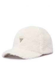 Guess Czapka z daszkiem J6BZ48 W4086 Kremowy. Białe czapki z daszkiem damskie Guess, z aplikacjami. Za 134.99 zł.