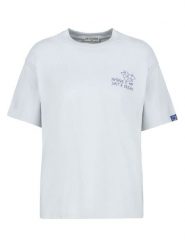 Eight2Nine Koszulka w kolorze błękitnym rozmiar: XS. Niebieskie koszulki damskie Eight2Nine, xs, bez wzorów, z bawełny, bez kołnierzyka, bez ramiączek. Za 50.45 zł.