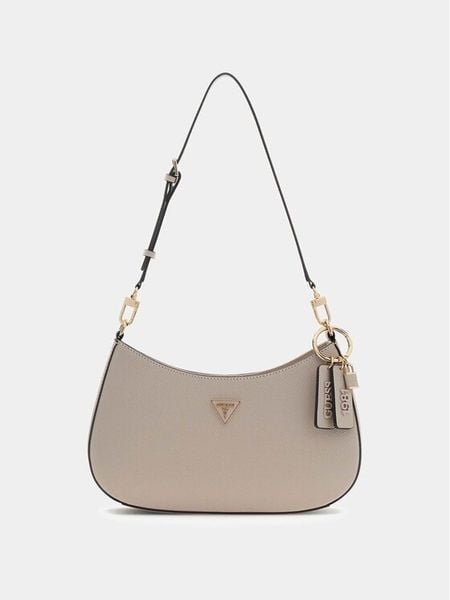 Guess Torebka Noelle II HWZG96 72180 Beżowy. Brązowe listonoszki damskie Guess, ze skóry, bez dodatków. Za 544.99 zł.