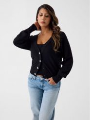 Guess Sweter 183081 Czarny Classic Fit. Czarne swetry klasyczne damskie Guess, l, bez kołnierzyka. Za 434.99 zł.