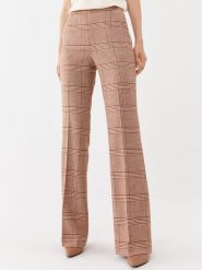 TWINSET Spodnie materiałowe 232TP2754 Brązowy Regular Fit. Brązowe spodnie materiałowe damskie Twinset, bez wzorów, z materiału. Za 1,389.00 zł.