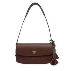 Torebka Guess. Brązowe torebki klasyczne damskie Guess, bez dodatków. Za 544.99 zł.