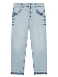 Guess Jeansy J5GA05 D5NK0 Niebieski Regular Fit. Niebieskie jeansy dziewczęce Guess, z aplikacjami, z bawełny. Za 159.99 zł.