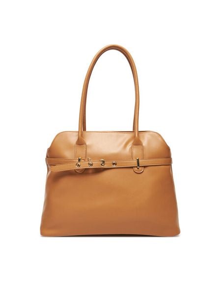 DeeZee Torebka C-DZE-S-010-08 Beżowy. Brązowe shopper bag DeeZee, z materiału, bez dodatków. Za 149.99 zł.
