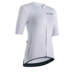 Koszulka rowerowa SUPREMO Lady, biała. Białe koszulki damskie GIST, bez wzorów, bez kołnierzyka, bez ramiączek. Za 399.00 zł.