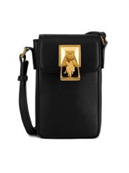 U.S. Polo Assn. Torebka BIUXT8489WVP Czarny. Czarne listonoszki damskie U.S. Polo Assn., bez wzorów, z tworzywa sztucznego, bez dodatków. Za 259.99 zł.