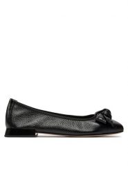 Caprice Baleriny 9-22105-42 Czarny. Czarne balerinki damskie Caprice, bez wzorów, ze skóry. Za 303.99 zł.