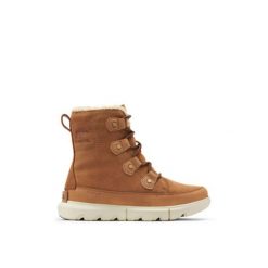 Buty Trzewiki Damskie Sorel Explorer II Joan Waterproof. Brązowe obuwie trekkingowe damskie Sorel, bez zapięcia. Za 489.00 zł.