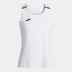 Koszulka tenisowa damska Joma Ranking Tank Top W. Białe bluzki damskie Joma, xl, bez wzorów, bez kołnierzyka, bez ramiączek. Za 59.99 zł.