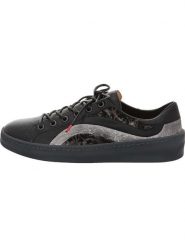 Think! Skórzane sneakersy w kolorze czarnym rozmiar: 42. Czarne obuwie sportowe damskie Think!, bez zapięcia. Za 244.80 zł.