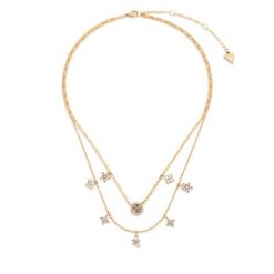 Naszyjnik Guess. Żółte naszyjniki damskie Guess, złote. Za 448.99 zł.