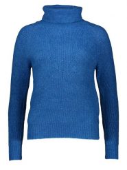 Garcia Sweter w kolorze niebieskim rozmiar: S. Niebieskie golfy damskie Garcia, s, bez wzorów, ze splotem, bez ramiączek. Za 74.63 zł.