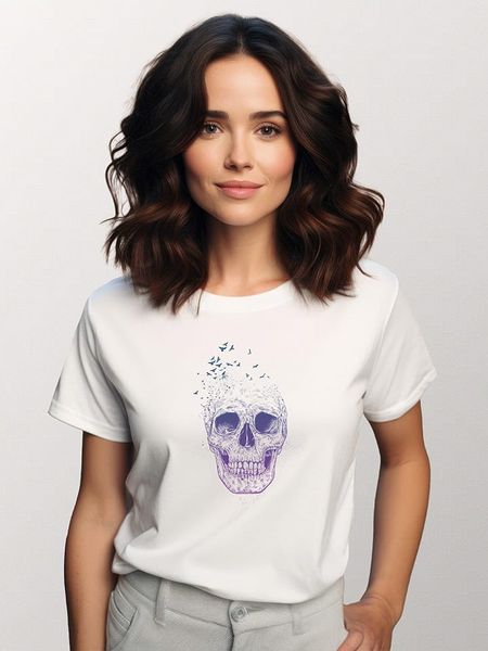 WOOOP Koszulka w kolorze białym rozmiar: XXL. Białe bluzki damskie Wooop, xxl, bez wzorów, z bawełny, bez kołnierzyka, bez ramiączek. Za 70.24 zł.