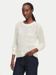 JOOP! Sweter 263Kn32Korin 30103314 Kremowy Slim Fit. Białe swetry klasyczne damskie Joop!, z syntetyku, bez kołnierzyka. Za 799.99 zł.
