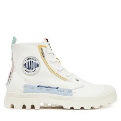 Trapery Palladium. Białe trapery damskie Palladium, bez zapięcia. Za 359.99 zł.