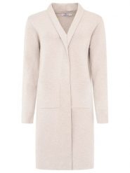 Zwillingsherz Kardigan "Jessi" w kolorze beżowym rozmiar: L/XL. Brązowe kardigany damskie Zwillingsherz, l, bez wzorów. Za 208.99 zł.