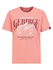 Sublevel Koszulka w kolorze różowym rozmiar: L. Różowe koszulki damskie Sublevel, l, bez wzorów, bez kołnierzyka, bez ramiączek. Za 43.99 zł.