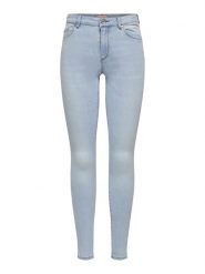 ONLY Dżinsy "Onlwauw" - Skinny fit - w kolorze błękitnym rozmiar: XS/L32. Niebieskie jeansy damskie Only. Za 48.28 zł.