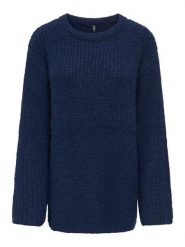 ONLY Sweter w kolorze granatowym rozmiar: M. Niebieskie swetry klasyczne damskie Only, m, bez kołnierzyka. Za 115.95 zł.