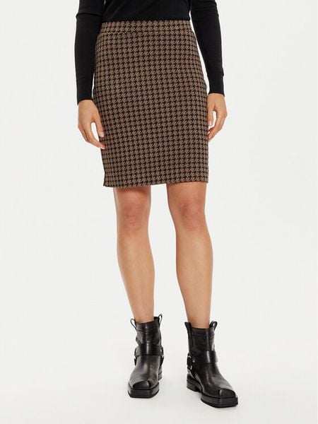 Fransa Spódnica ołówkowa Noreen 20614444 Brązowy Slim Fit. Brązowe spódnice damskie Fransa, xl, bez wzorów, z syntetyku. Za 129.99 zł.