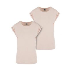 Koszulka damska Urban Classics extended shoulder (x2). Czerwone koszulki sportowe damskie Urban Classics, bez wzorów, bez ramiączek. Za 149.50 zł.