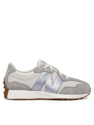 New Balance Sneakersy G32771W Szary. Szare buty sportowe dziewczęce New Balance, bez wzorów, ze skóry, bez zapięcia. Za 429.99 zł.