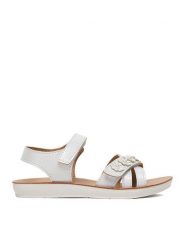 DeeZee Sandały CEO-S3S16619 Biały. Białe sandały dziewczęce DeeZee, z materiału, bez obcasa, bez zapięcia. Za 69.99 zł.