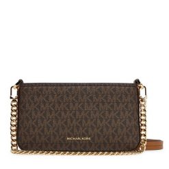 Torebka MICHAEL Michael Kors. Brązowe listonoszki damskie MICHAEL Michael Kors, bez wzorów, bez dodatków. Za 629.99 zł.