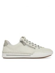 Rieker Sneakersy L7250-80 Écru. Obuwie sportowe damskie Rieker, ze skóry, bez zapięcia. Za 389.99 zł.