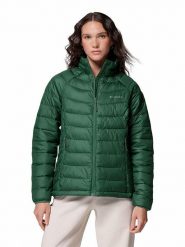 Columbia Kurtka pikowana "Powder Lite II" w kolorze zielonym rozmiar: M. Zielone kurtki damskie Columbia, m, bez wzorów, bez kaptura. Za 284.95 zł.