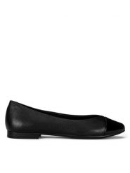 Lasocki Baleriny EST-RUMBA-07 Czarny. Czarne balerinki damskie Lasocki, bez wzorów, ze skóry. Za 149.99 zł.
