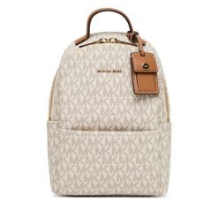 Plecak MICHAEL Michael Kors. Brązowe plecaki MICHAEL Michael Kors, bez wzorów. Za 979.99 zł.