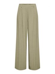 ONLY Spodnie materiałowe Lemmia 15370398 Zielony Regular Fit. Zielone spodnie materiałowe damskie Only, bez wzorów, z materiału. Za 169.99 zł.