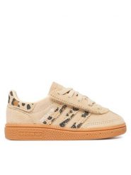 Adidas Sneakersy Handball Spezial Comfort Closure Elastic Lace LA1390 Beżowy. Brązowe buty sportowe dziewczęce Adidas, ze skóry, bez zapięcia. Za 259.99 zł.