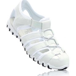 Sandały bonprix biały. Białe obuwie sportowe damskie bonprix. Za 74.99 zł.