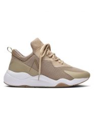 ARKK Copenhagen Sneakersy "Pykro" w kolorze beżowym rozmiar: 38. Brązowe obuwie sportowe damskie Arkk Copenhagen, z materiału, bez zapięcia. Za 179.64 zł.
