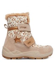 Primigi Śniegowce GORE-TEX 2379155 S Beżowy. Brązowe kozaki dziewczęce Primigi, bez wzorów, z gore-texu, bez obcasa, bez zapięcia. Za 419.99 zł.