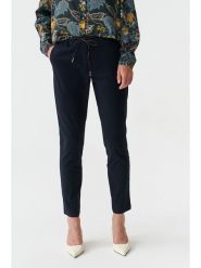 TATUUM Spodnie chino w kolorze granatowym rozmiar: 44. Niebieskie spodnie materiałowe damskie TATUUM, bez wzorów. Za 109.78 zł.