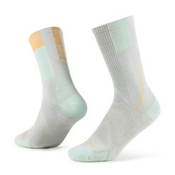Skarpetki Buff COOLNET® CREW SOCK CC. Zielone skarpetki damskie Buff, bez wzorów, z poliamidu. Za 109.90 zł.