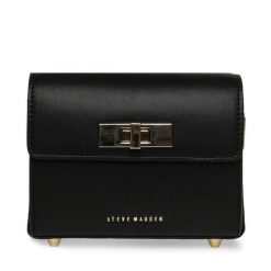 Torebka Steve Madden. Czarne torebki wieczorowe damskie Steve Madden, bez wzorów, bez dodatków. Za 239.99 zł.
