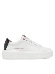 Alexander Smith Sneakersy London ALBBLHW 8402 Biały. Białe obuwie sportowe damskie Alexander Smith, ze skóry, bez zapięcia. Za 489.99 zł.