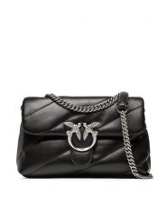Pinko Torebka Love Classic Puff Cl PE 23 PLTT 100038 A0F2 Czarny. Czarne listonoszki damskie Pinko, bez wzorów, ze skóry, bez dodatków. Za 1,689.00 zł.