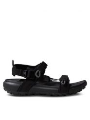 The North Face Sandały W Explore Camp Sandal NF0A8ADRKX71 Czarny. Czarne sandały damskie The North Face, bez wzorów, z materiału, bez obcasa, bez zapięcia. Za 399.99 zł.