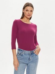 Weekend Max Mara Bluzka Multia 2415971031 Różowy Regular Fit. Czerwone bluzki damskie Weekend Max Mara, s, bez wzorów, z bawełny, bez kołnierzyka, bez ramiączek. Za 169.99 zł.